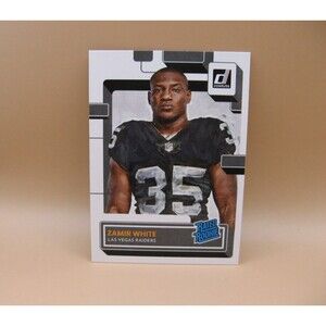 2022 Panini Donruss Canvas Portrait Card #334 Zamir White Raiders  Rated Rookie